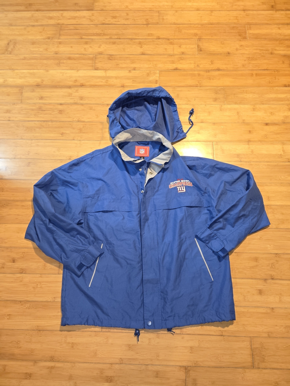 SUPER BOWL XLII Jacket Men’s Large 2008 New York Giants
